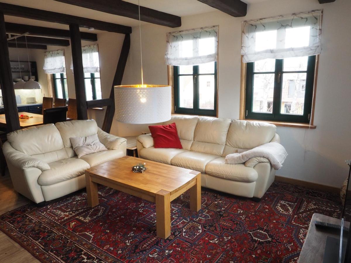 Schoene Gemuetliche Ferienwohnung Mit Kamin II Im Harz Darlingerode Exteriör bild